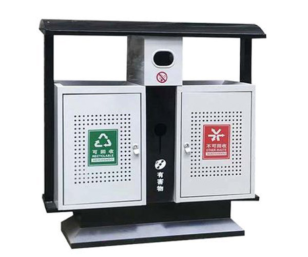 鋼制環(huán)衛(wèi)果皮箱
